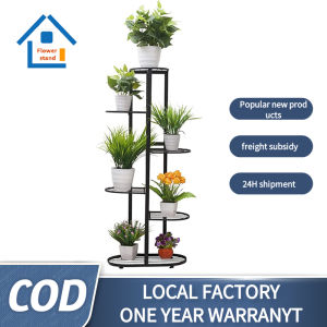 6 Tiers Plant Rack Metal Flower Stands Iron Display Shelf Yard Garden Decoration plant stand indoor trends plant rack