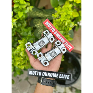 [CHROME CELUP] Holder Handle Up Tutup Raiser Stang Stir CB 150 R Old pnp Megapro Monoshock Tiger Series Verza Win ORI AHM