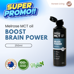 Melrose MCT Oil 250ml - Boost Brain Power | Supports Cognitive Health | Made in Australia (Exp: 06/08/2029)