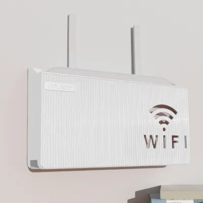 Router Storage Box Wireless Wifi Wall Hanging ABS Plastic Organizer Box Cable Power Bracket Router Organizer Box Home Storage