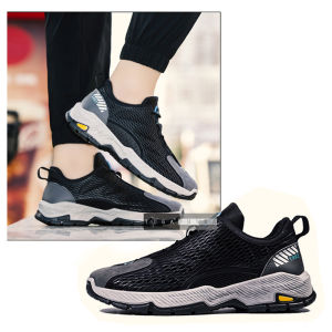 Sepatu Pria Sneakers Kasual Olahraga Rekreasi Lari Sepatu Bertali MOTIVA