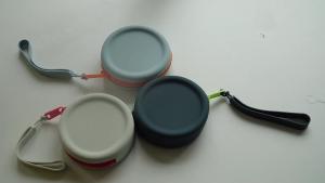 Túi lưu trữ đa chức năng dễ thương Vòng Silicone Mini Ví headphone Case với khóa kéo nhỏ túi ví túi bọc chìa khóa