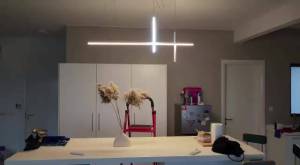 Nordic Minimalist Bar Counter Light Modern Restaurant Chandelier Led Hanging Lamp Strip Light Designer Dining Room Bar Pendant LightFast shipping