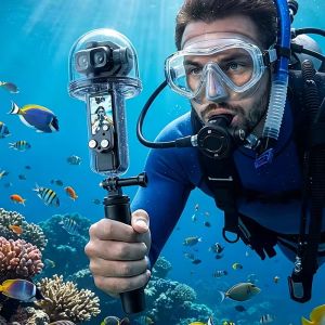 Waterproof Diving Housing Case For DJI Osmo Pocket 4P Underwater Diving Protective Shell For Pocket 4P Camera Accessories