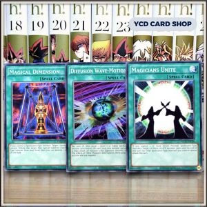 [YCDcardgame] Thẻ Bài Yugioh Chính Hãng Combo 3 Lá Bài Hỗ trợ Spellcaster-Type (Spell)  - Common