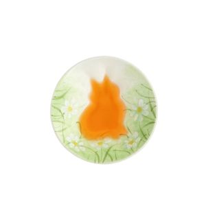 OOC 30ml Hidden Cat Cup Creative Exquisite Ceramic Teacup Lotus Tradition Tea Bowl Zen Meditation