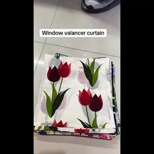 Printed Design Valancer Curtain for Window/small curtain /school curtain15inches haba