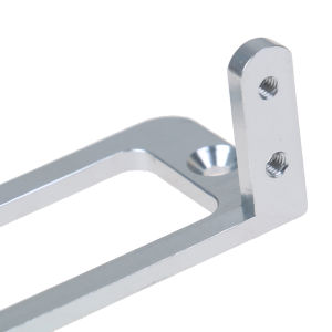 Fantic ตัวยึดขาตั้งเซอร์โวมาตรฐานแบบยึด S3003 MG995 1ชุดสำหรับเรือ RC สีเงิน