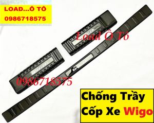 Chống Trầy Cốp Trong Ngoài Xe Toyota Wigo 2026-26 Mẫu Vân Carbon Vân Titan Cao Cấp