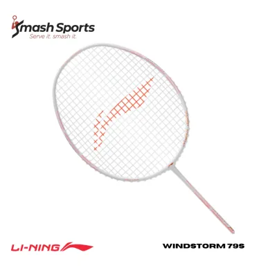 LINING WINDSTORM 79S WHITE/COPPER BADMINTON RACKET