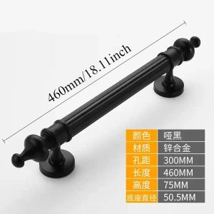 1pc Zinc Alloy Door Handles Chinese Luxury Hotel Door Handle Interior Door Knobs Furniture Hardware Cabinets Drawer Handle