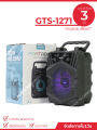 ลำโพงบลูทูธไร้สาย รุ่น GTS-1271 ดอกลำโพงขนาด 3 นิ้ว ลำโพงบลูทูธ ขนาดเล็ก กะทัดรัด พกพาสะดวก. 