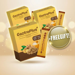 GaztroPlus+ (1 KOTAK 15 SACHET) - Melegakan Pedih Ulu Hati Gastrik & Angin dengan Formula Semulajadi