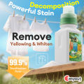 Laundry Detergent Mold and Strong Stain Remover Explosive Salt Bleach White Clothes and Colour Care 99% Antibacterial for Adult and Baby Clothes 洗衣粉爆炸盐. 
