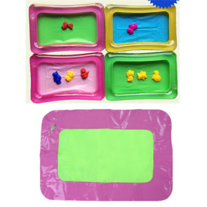 QUANSEN 42*28cm Inflatable Sand Tray Plastic Table Baby Kids Indoor Playing Sand Clay