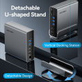 Vention 15 in 1 USB C HUB MST Vertical Docking Station Type C to HDMI 4K60Hz DP USB 3.2 3.0 A 10Gbps 3.5mm SD TF RJ45 Ethernet for Windows MacBook Laptop Thunderbolt 4 Type C Hub. 