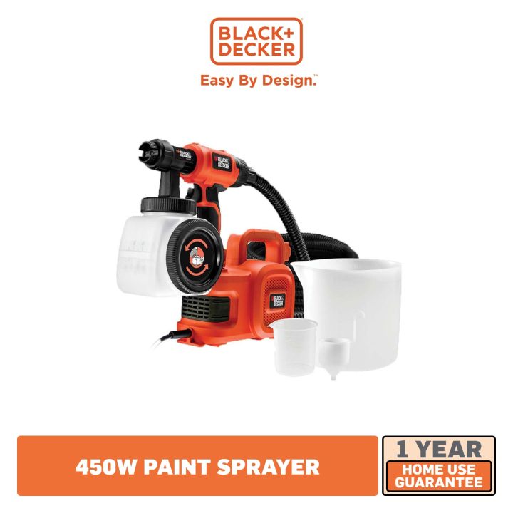 BLACK+DECKER™ Paint Sprayer 450W (HVLP400B1) Power Tools [1 Year