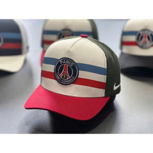 Nón kết mũ lưỡi trai Câu lạc bộ Paris Saint Germain kaki phối vải cao cấp năng động