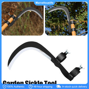 Large Samarium Sickle Cutting Reed Water Grass Sickle Head Portable Grass Sickle Cutter Head Weeding Knife Garden Tools