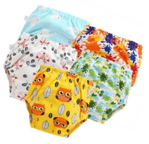 ( ส่งฟรี ใช้ร่วมกับคูปอง) กางเกงเลิกเพิส กางเกงผ้าอ้อมผ้าแบบสวม กางเกงผ้าอ้อมซักได้ กางเกงในเด็ก กางเกงซับฉี่ กางเกงฝึกฉี่