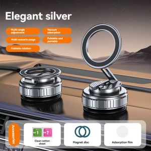 G712 ที่ยึดแม่เหล็กแบบสุญญากาศ ปรับมุมมอง 360องศา ยึดเกาะแรง มั่นคงไม่ทำลายรถ แท้100%