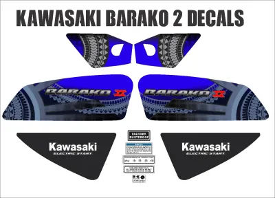 Kawasaki Barako 2 Decals Complete Set
