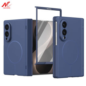 Z Fold8 Case For Magsafe Magnetic Wireless Charging Case for Samsung Galaxy Z Fold 8 Fold8 Built-in Screen Protector PC Cover