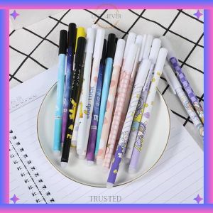 L4 - 12PCS / LUSIN PEN GEL MOTIF KARAKTER MIX / PULPEN GEL LUCU / PULPEN TULIS GEL / PULPEN AESTHETIC MURAH