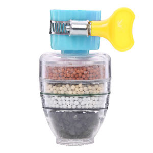 ตัวกรองหกชั้นที่ถอดออกได้และล้างทำความสะอาดได้เครื่องกรองน้ำสากลเครื่องกรองน้ำประปาในครัวเรือนเครื่องกรองน้ำกระเซ็นเครื่องกรองน้ำฝักบัว