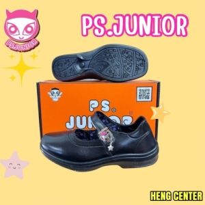 PS.JUNIOR รองเท้านักเรียนผู้หญิง หนังสีดำ รองเท้าคัทชู รุ่น JF41A1