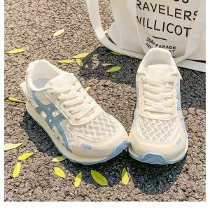 [Free Shipping] German-Style White Sneakers For Women Featuring A Breathable Mesh Upper 2026 Summer New Collection Versatile Casual Athletic Running Shoes