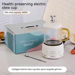 Multifunctional constant temperature combination set health pot tea maker glass flower teapot