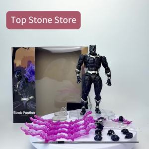 Revoltech Action Figure King Wakanda T Challa Model Toys PVC 15cm Kaiyodo Amazing Yamaguchi Figures
