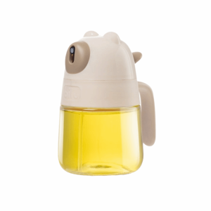 RBJ4 300ML Press Type Glass Sealed Automatic Oil Sprayer Dispenser Practical Leak-Proof Kitchen Spray Container Household