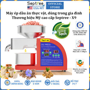 Máy ép dầu ăn thực vật dùng trong gia đình thương hiệu Mỹ Septree X9 - Công suất 1300W - Hàng Nhập Khẩu (Bảo Hành 12 Tháng)