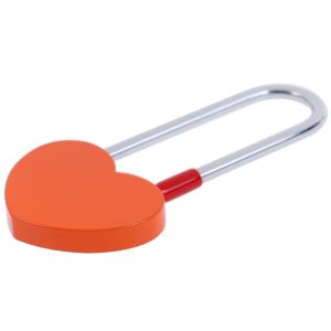 GENENIC Lovely Portable Without Key Everlasting Love Travel Supplies For Lovers Wedding Heart Shape Keepsake Wedding Gifts Wish Lock Love Padlock