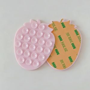 BETTERFORM Portable Mobile Phones Sucker Support Strawberry Suction Cup Mount Phone Stand Fashion Universal Phone Fixed Pad