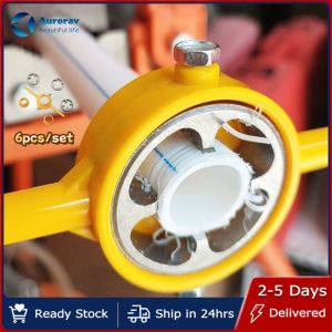 👍Priority 24H+High Quality👍6pcs PVC Pipe Threader NPT Thread Tap Die Set Powerful 1/2 3/4 1 Inch Plumbing PVC Thread Tool Maker Screw Die Set Hand Tool