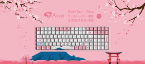 Akko World Tour-Tokyo R2 3096 Keyboard | Additional novelty keycaps included to enrich your typing experiences. 96% 100-key layout which is more compact and portable than the full size without sacrificing the number pad like the TKL layout.