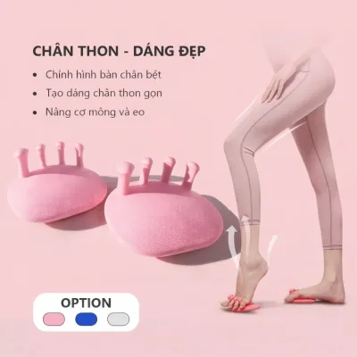 Dụng Cụ Tập Vòm Chân Tách Ngón Chân Silicone Mềm | Hỗ Trợ Kéo Giãn Ngón Chân Thư Giãn Mỗi Ngày