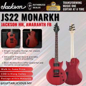 JACKSON JS Series Monarkh JS22 SC Electric Guitar with Double Humbucker Red Stain ( JS22 / JS-22 / JS 22 )