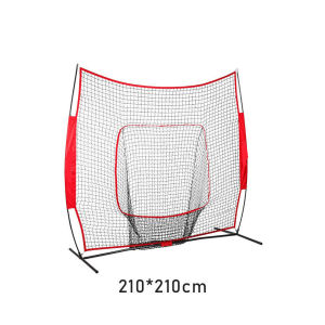 Baseball/Softball Grinder Net + Target (Jaring Latihan Baseball Softball Practice Net Kualitas Portable 2.1M X 2.1M) Aksesoris Latihan Bisbol