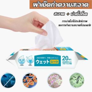 ผ้าถูพื้นชนิดเปียก ผ้าเปียก ทิชชูเปียก แผ่นเช็ดพื้นชนิดเปียก ผ้าเช็ดเก็บฝุ่นแบบไฟฟ้าสถิตย์