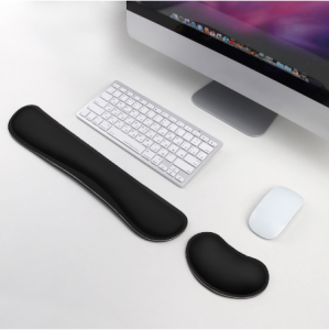 Keyboard Wrist Rest Pad Mouse Wrist Rest Support Memory Foam Set Comfortable Wrist Support Ergonomic Mice Mat