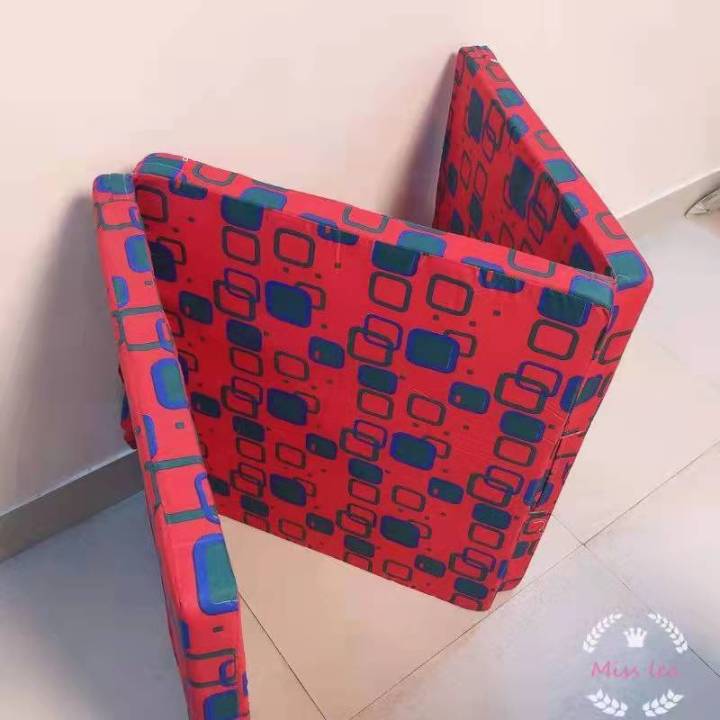 Three Ply Foldable Foam Bed Foldable Bed Mattress Lazada PH