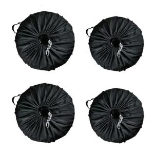 Portable for Sun Waterproof Spare Tire Protective Cover for Tough Wheel Bag Tote Protector for Truck SUV for Camper RV A