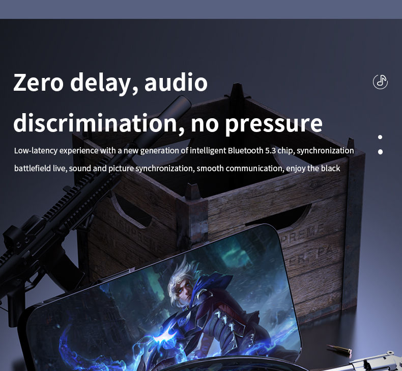 Bluetooth-Kopfhörer, kabellose In-Ear-Kopfhörer, ultradünne Mini-Ohrhörer zum Schlafen, HiFi-Klang, Geräuschunterdrückung_voghion.com