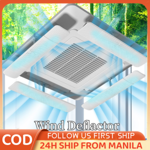 Air Conditioner Windshield Ceiling Wind Deflactor Central Air Conditioner Wind Board Air Outlet Windshield Baffle Cold & Warm Air Anti-Direct Blowing Office Universal Wind Deflector A4 Air Conditioner Windshield Ceiling