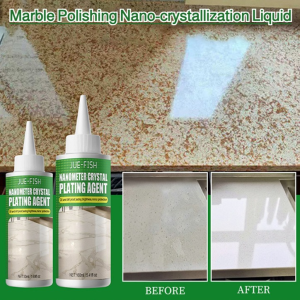 Stone Crystal Coating Agent for Marble Polishing and Tile Scratch Repair Nano Crystallization Liquid for Surface Restoration Gloss Enhancement Marble Polishing Liquid