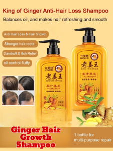 Ginger set smooth and moisturizing hair  Ginger Antihair Loss Shampoo Set Smooth Conditioner Ginger Shampoo AntiDandruff Antiitch Shampoo
